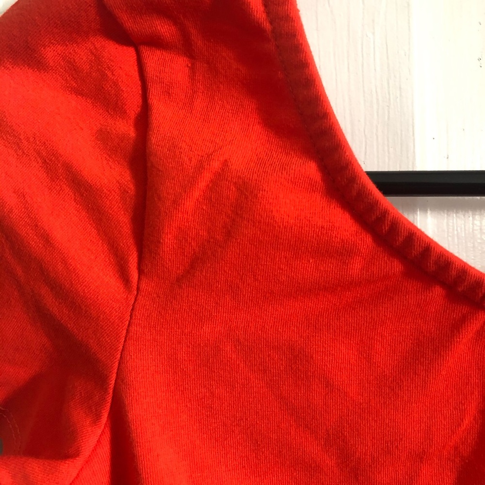 Neon Orange Cropped Top - Picture 5 of 5
